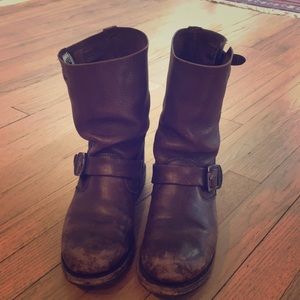 Frye leather ankle boots